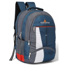 Laptop Backpack- 30 L (FIROZI_GREY) WHITEPATTI