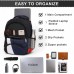Laptop Backpack - 30 L (NBLUE_BLACK) WHITEPATTI
